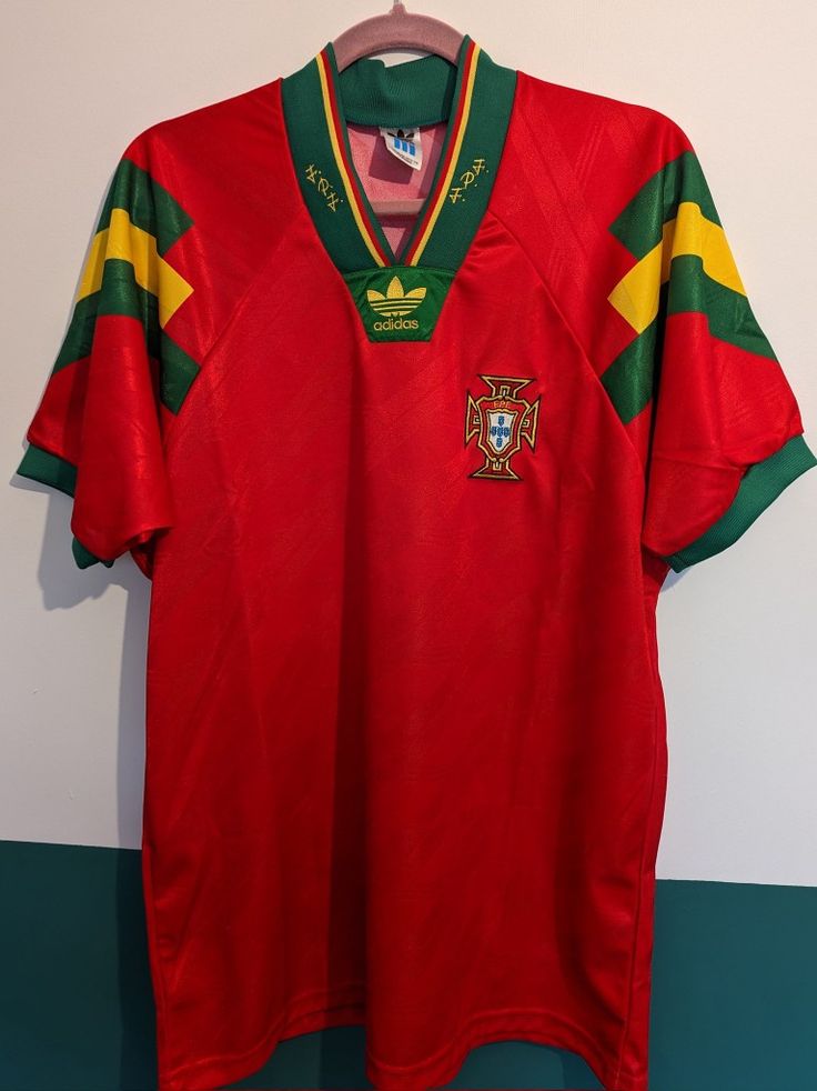 Portugal Home Half Sleeves Retro 1992-94