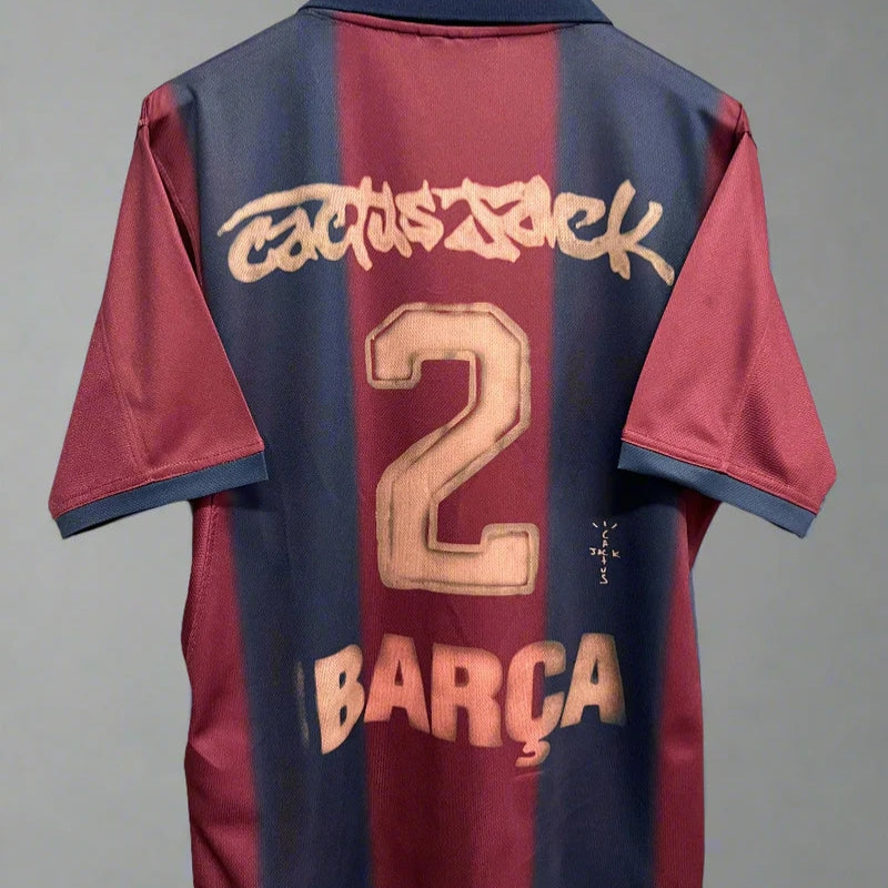 Barcelona X Travis Scott 2000-01 Home Jersey