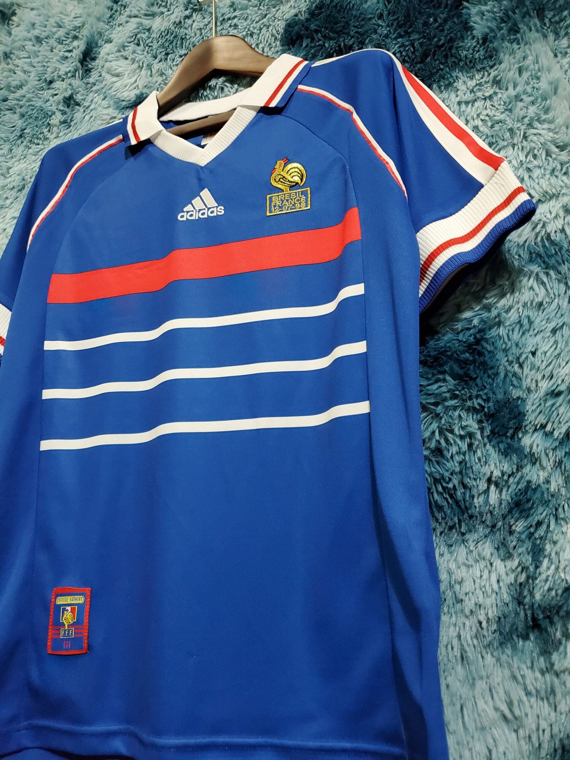 France home 1998 Final Edition Retro Half Sleeves