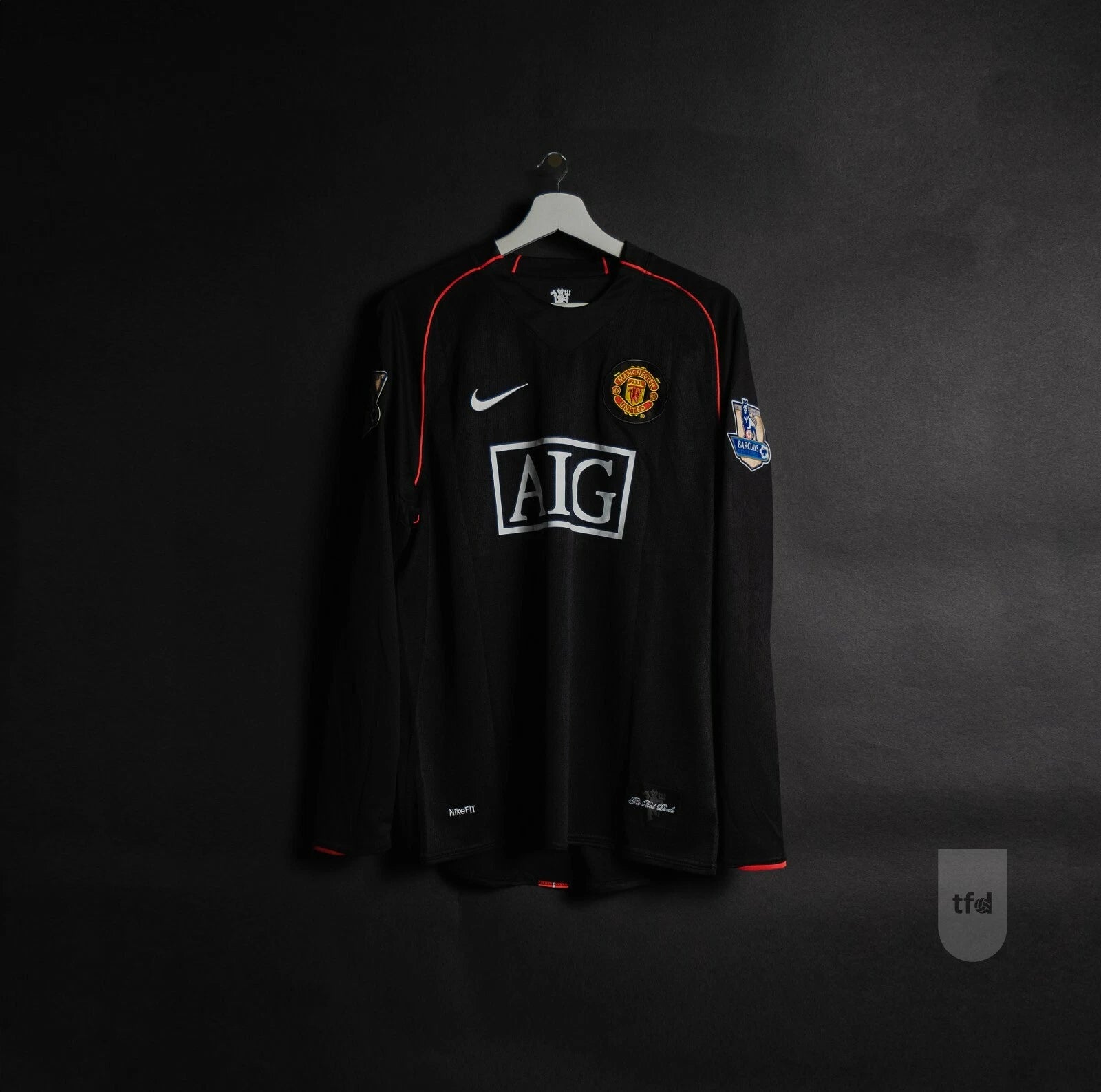 Manchester United 2007-08 Away Full Sleeves