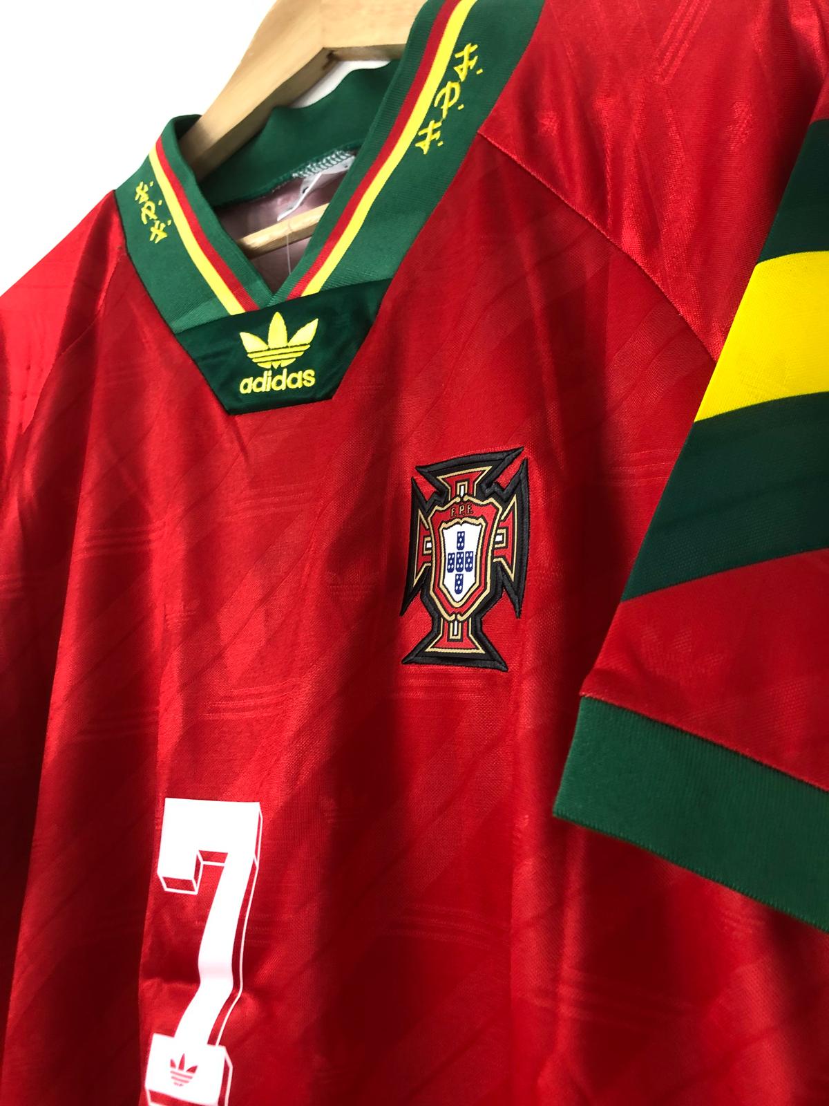 Portugal Home Half Sleeves Retro 1992-94
