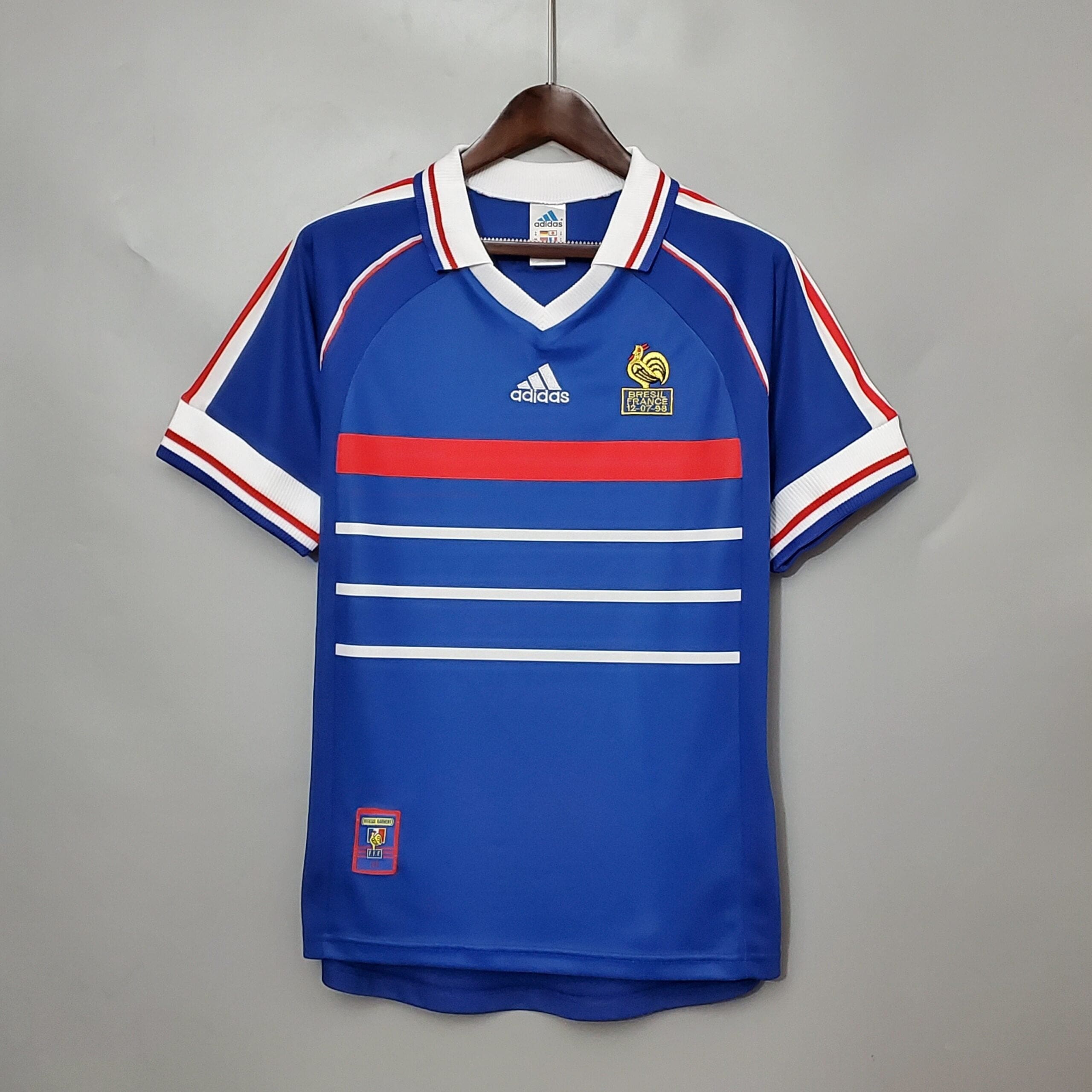 France home 1998 Final Edition Retro Half Sleeves