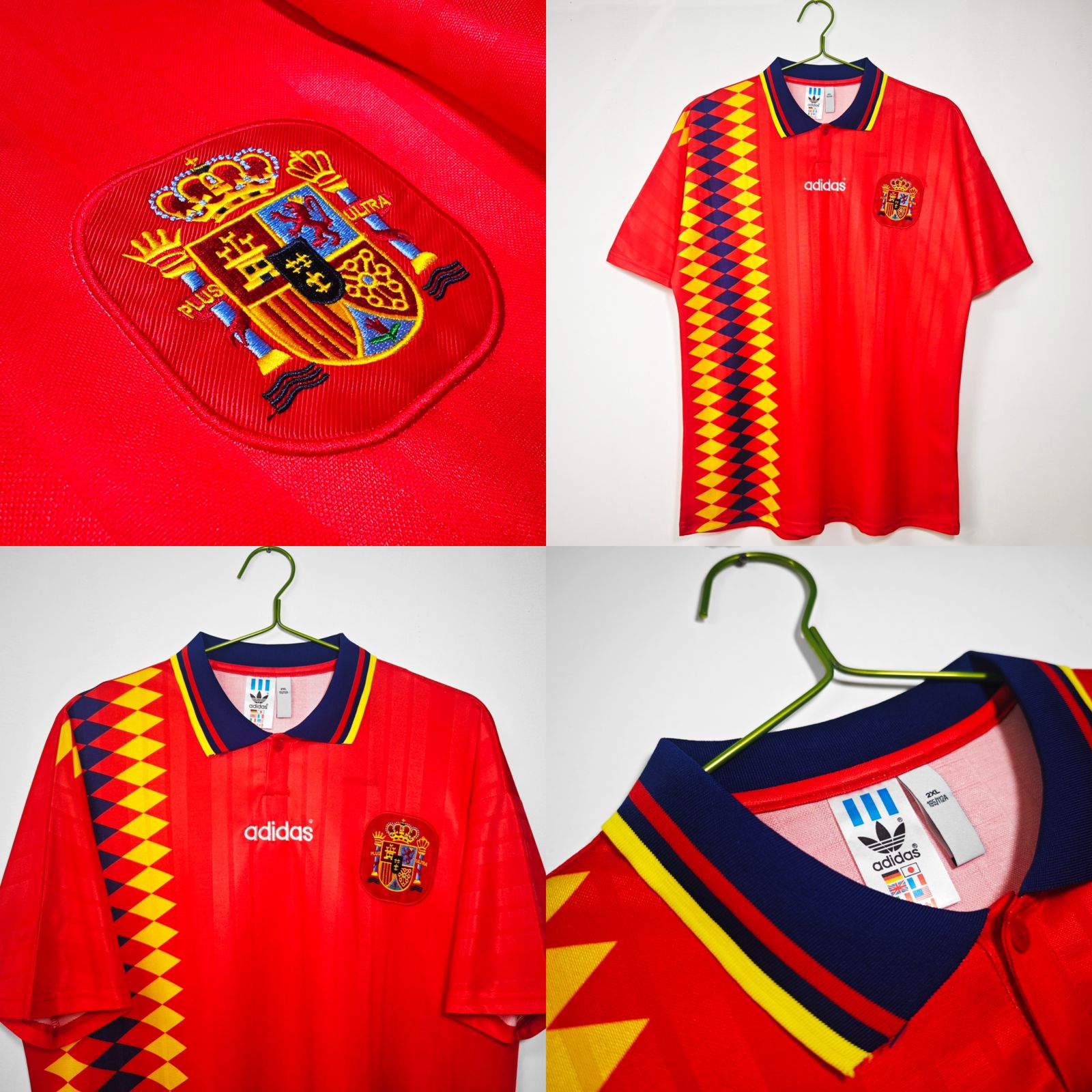 Spain Half Sleeves Home Retro 1994-96