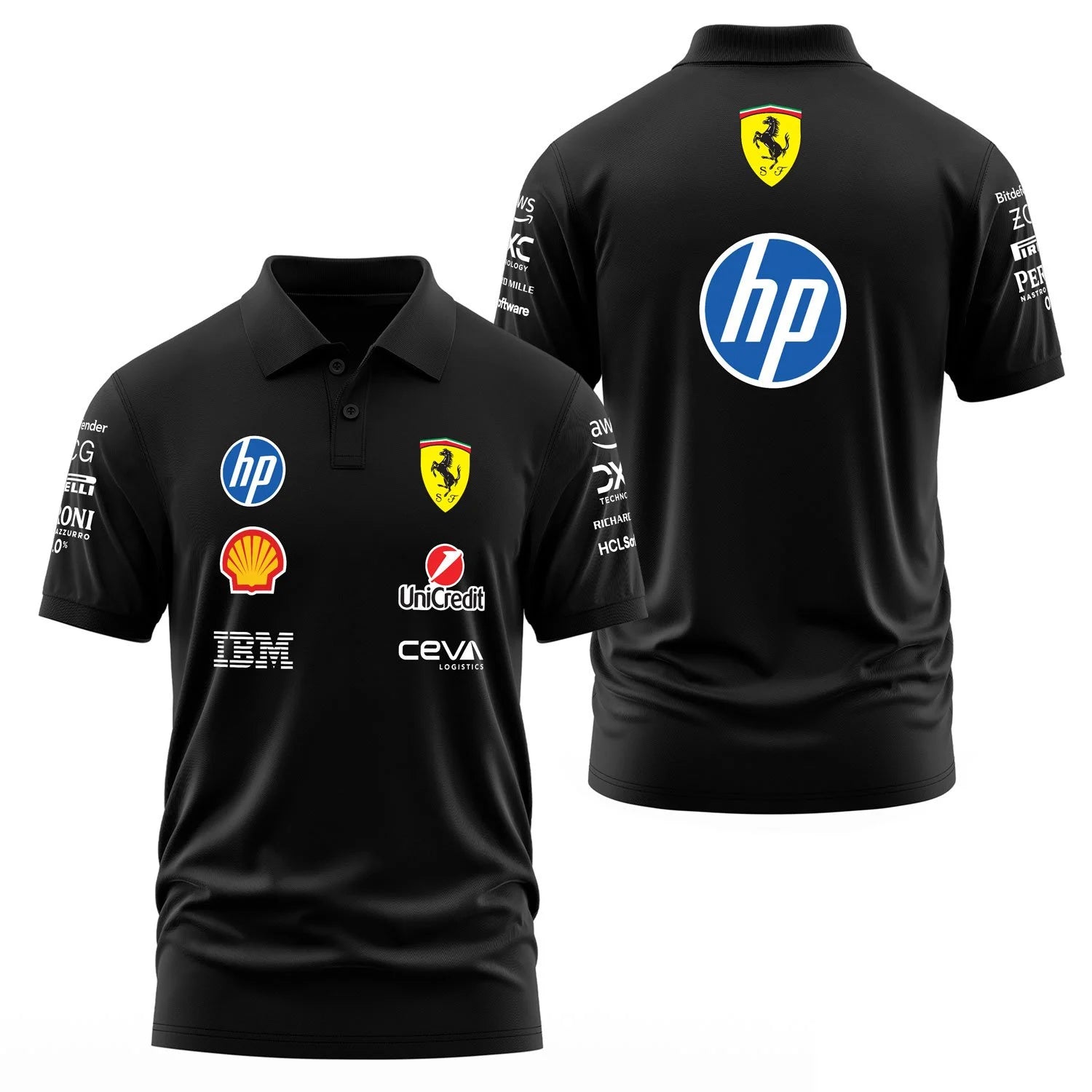 Scuderia Ferrari Teamline 2025 Polo T-shirt