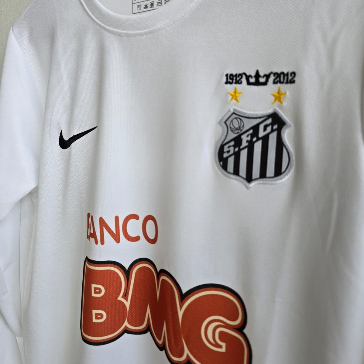 Santos FC 2011/12 Half Sleeves home Retro